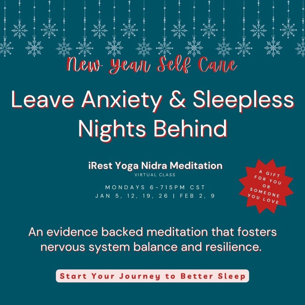 New Year self-care: iRest Yoga Nidra meditation